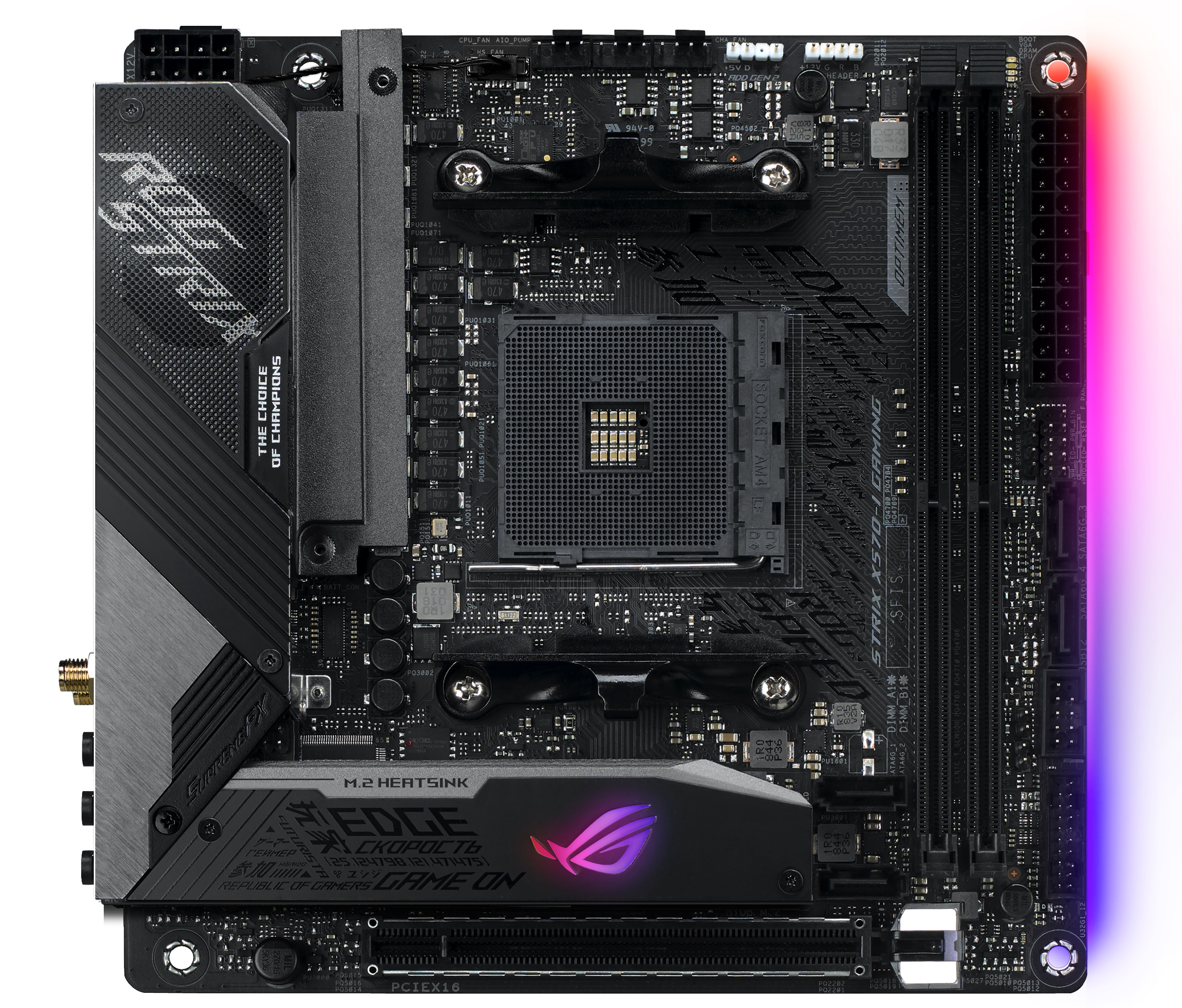 ASUS ROG Strix X570-I Gaming - The AMD X570 Motherboard Overview: Over